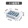 Batea Rectangular de Plástico, Batea para Comida, Caja de Almacenamiento Colorida, Estante para Bateas, Batea de Empaque, Batea para Clasificación y Distribución, Batea como Material Didáctico, Batea de Almacenamiento