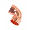 Codo de Cobre Rojo 90 Grados 45 Grados Aire Acondicionado Bomba de Calor Fuente de Aire Soldadura Codo de Cobre 6.35-55mm Codo de Socket Engrosado