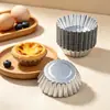 Forma para Torta de Ovo para Uso Doméstico, Bandeja para Pudim, Forma para Assar Bolo, Copo de Alumínio Crisântemo, Bolo de Arroz no Vapor, Forma para Assar Torta de Ovo