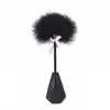 Fábrica atacado sm brinquedos sexuais tease brinquedos pena preta bater palmada mão rosa arco