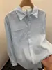 Boluo 2026 Primavera y Verano Nuevo Estilo Old Money Camisa de Lino para Mujer Suelta Casual Versátil Camisa Chaqueta