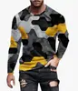 Camiseta Casual de Manga Larga para Hombre 2026, Estampada, Cuello Redondo, Nueva Ropa para Hombre, Disponible para Dropshipping y Venta al por Mayor