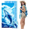 Milhões de Toalhas de Banho de Veludo Dupla Face Amazon 80*160 Secagem Rápida, Absorventes e à Prova de Areia, Toalhas de Banho para Adultos, Toalhas de Praia, Personalizadas