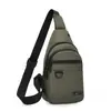 Coleção Outono 2026: Bolsa de peito masculina casual de grande capacidade, leve, design simples, tecido Oxford resistente à água, mochila transversal