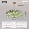 Lustre Francês Retrô de Luxo Leve de Vidro Colorido Feito à Mão em Murano Lâmpada Romântica Vintage de Sala de Estar Designer Luz Principal