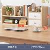 Estante de mesa para armazenamento de livros, pequena estante para dormitório estudantil, mesa para quarto, escritório, pequena estante para livros