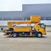 Vehículo de trabajo aéreo con plataforma giratoria de 360 grados para operaciones de elevación en altura en construcción, seguridad y mantenimiento