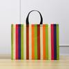 Bolsa de compras de tela no tejida con recubrimiento de fábrica, para tienda de ropa, publicidad, bolsa de regalo al por mayor