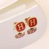 No es necesario quitarse los pendientes al ducharse, tachuelas para el cartílago de titanio, pendientes de gota de aceite, accesorios de diseño para el día a día, joyería de oído de moda al por mayor