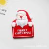 Grande Papai Noel Árvore de Natal Boneco de Neve Gel Creme Capa de Celular Decoração Adesivo de Geladeira Patch para Saída de Ar de Carro