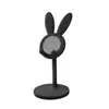 Soporte de teléfono con forma de conejo transfronterizo para escritorio, soporte de altura ajustable para selfies y transmisión en vivo