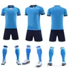 Conjunto de Uniforme de Time para Jogo de Bola Adulto Alunos do Ensino Fundamental e Médio Camisa de Futebol Compra em Grupo Pode Imprimir Números Secagem Rápida Manga Curta Uniforme de Time
