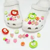 Charms KT Crocs Estrella Negra Polvo Dibujos Animados Resina Versátil Lindo DIY Accesorios Decorativos Hebillas Decorativas Desmontables