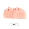 Almohadilla de Malla Honeycomb de Cinco Agujeros para el Antepié para Juanetes y Dedos Superpuestos, Absorción de Impactos, Separador de Dedos y Funda para Dedos para Mujer
