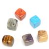 Europa e Estados Unidos cristal natural ágata jade cascalho quadrado pequeno quadrado feito à mão diy acessórios de joias artesanato atacado