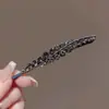 Pinza para el Cabello de Flequillo Lateral Versátil, Delicada y Compacta, Estilo Coreano, Clip Individual de Pedrería, Pinza Exquisita de Alta Gama