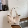 Bolsa Cesta Elegante de Comércio Exterior 2025, Bolsa de Mão Simples e de Alta Qualidade, Bolsa Saco Popular Versátil