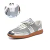 Nuevas Zapatillas de Entrenamiento Alemanas para Mujer de Cuero Genuino 2026 Otoño Zapatillas Deportivas Vintage Zapatos Planos Casuales para Mujer Zapatos Versátiles para Mujer