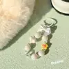 Cadena para Teléfono Móvil de Flor Pequeña Chapada en Color Personalizada, Colgante Lindo para Bolso, Cadena Colgante Versátil para Llavero, Pequeño Regalo al por Mayor