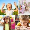 Adesivos de tatuagem de monstro pequeno glitter infantil transfronteiriço à prova d'água bonito monstro dos desenhos animados adesivos de presente de festa de feriado