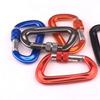 Hebilla de Resorte 8D Bloqueable Gruesa de Aleación de Aluminio 7075 Cuerda Elástica de Alta Resistencia Colorida Gancho Accesorios para Escalada al Aire Libre