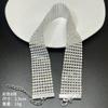 Collar de diamantes de lujo con explosiones de AliExpress, cadena para clavícula, joyería de moda europea y americana, collar de cadena para el cuello, gargantilla.
