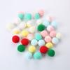 Fábrica em estoque Suprimentos para animais de estimação Brinquedo para Gato Bola Bola de Pelúcia Cor Dupla Cor de Natal Perseguir Auto Oi Gato Brinquedo