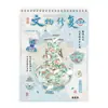 Colección de Pegatinas de Restauración de Reliquias Culturales Antiguas, Pegatinas de Restauración y Paisajismo Antiguo, Cuadernos con Escenas Estéreo 3D, Soporte para Dropshipping
