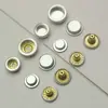Botones de Cobre 501 de 4 Agujeros en Stock, Juego de Tres Piezas de Botones de Cobre Huecos y Sólidos para Chaquetas de Plumas, Chaquetas de Mezclilla y Abrigos
