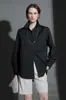 Nueva Camisa de Manga Larga en Esquema de Color Artístico, Anti-Arrugas, Adelgazante, Camisa para Viajar al Trabajo, Chaqueta Camisa Casual de Color Sólido de Alta Gama