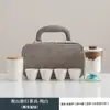 Juego de Té Pequeño para Viaje, Set Pequeño para Uso al Aire Libre, Tetera y Taza Portátil Personal, Taza Portátil de Cerámica de Preparación Rápida