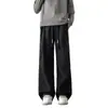 Pantalones casuales plisados estilo americano para hombre, marca de moda para primavera y otoño, pantalones de trabajo fluidos tipo paracaidista, pantalones casuales rectos Maillard
