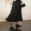 Sapatilhas de rede com strass estilo francês para mulheres, novo modelo 2026, com laço, sola macia, recorte quadrado, sandálias rasteiras respiráveis