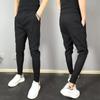 Pantalones de Hombre Color Sólido Sueltos Pantalones Harem Casuales Pantalones de Pierna Coreanos Elásticos Pantalones de Pierna Recortada Modernos Ropa de Trabajo Casual Todo Combinable
