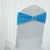 Correas de Hebilla de Diamante Gratis de Amazon Transfronterizas Funda Elástica para Silla de Hotel Boda Anillo de Correa de una Sola Capa Mariposa