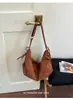 Elegante bolso plisado de gamuza para mujer, nuevo bolso de hombro de gran capacidad para el otoño 2026, bolso tote vintage para el día a día