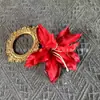 Flor Artificial Flor de Lirio Pequeña Cabeza de Flor de Lirio Perfumada Material para Guirnalda Hecha a Mano DIY Decoración de Pared de Fondo para Boda Flor