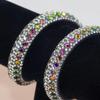 Semicírculo Drenante Pedrería Estéreo Al por Mayor Joyería DIY Diamante de Cristal Bolsas Accesorios Decorativos para Ropa Cordones de Zapatos Accesorios Calientes de Perforación