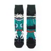 Calcetines de Algodón Unisex para Hombres y Mujeres, Calcetines de Anime de Moda, Calcetines de Tubo Medio de Héroe de Película de Comercio Exterior, Calcetines Versátiles Casuales de Dibujos Animados