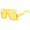 Venta Directa de Fábrica Estilo Tiktok Montura Media de Moda Multicolores Pieza Única Gafas de Sol Estilo Gafas Transfronterizas Europeas y Americanas