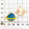 1 Dijes de Astronauta Estrella Luna Esmaltados de Aleación para Joyería DIY para Collar, Pulsera, Aretes