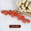 Botón de hebilla para cheongsam, hecho a mano, con forma de oreja de conejo de cuatro ruedas china, hebilla de flor, traje Tang vintage, accesorios de ropa étnica