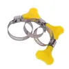 Abrazadera de Garganta con Mango de Acero Inoxidable Abrazadera para Manguera Abrazadera de Tubo Abrazadera de Collar para Tubería de Agua Clip de Fijación