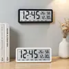 Reloj Digital Chino Reloj Electrónico Pantalla LCD de Escritorio Hora Fecha Temperatura Humedad Montaje en Pared Sala de Estar Yd105