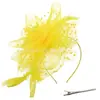 Diadema de Flores de Plumas de Carnaval Transfronterizo Fiesta Fiesta de Desempeño Accesorios para el Cabello de Plumas Diadema Accesorios Retro para el Cabello de Novia