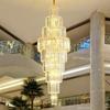 Luminária de Sala de Estar Duplex, Luminária do Hall Principal, Lustre para Escada de Hotel Villa, Dropshipping de Zhongshan, Iluminação para Decoração de Casa, Lustre para Sala de Estar