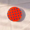 Soporte de airbag de resina acrílica con lunares estilo INS para teléfonos móviles, diseño clásico de bloques de color, soporte plegable para ver series, personalizable