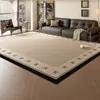 Alfombra de Estilo Medieval para Sala de Estar, Estilo Retro Francés, Lavable y Limpiable con Trapo, Sofá, Dormitorio, Felpudo sin Mantenimiento, Cobertura de Área Grande