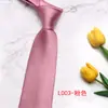 Corbata de color sólido en stock nueva corbata casual de negocios para hombre accesorios de traje 8 cm corbata hecha a mano fabricante de corbatas de color sólido