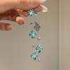 Retro estilo francés, completamente adornado con pedrería, pulsera llamativa, vintage, lujo ligero, exquisito, elegante, moderno, de nicho, joyería de alta gama para mujer